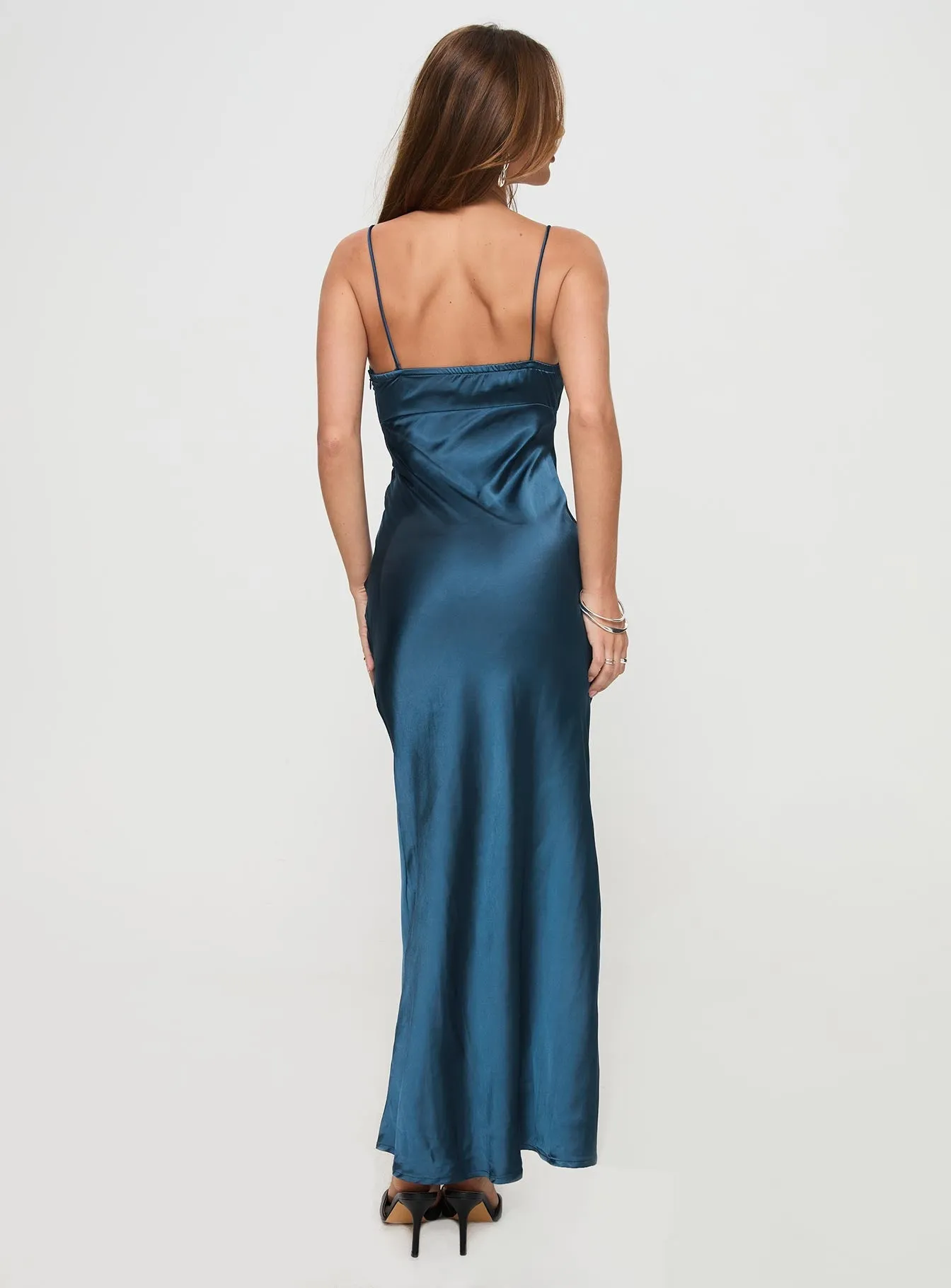 Grain Gold Fashionable long silhouette Maguire Maxi Dress Navy