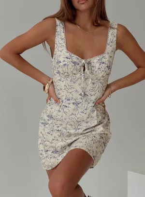Boho Wear Alliston Mini Dress Yellow