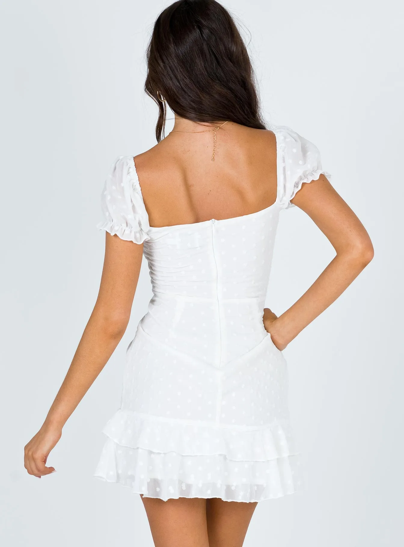 Mikail Mini Dress Feminine short dress Casual Style
