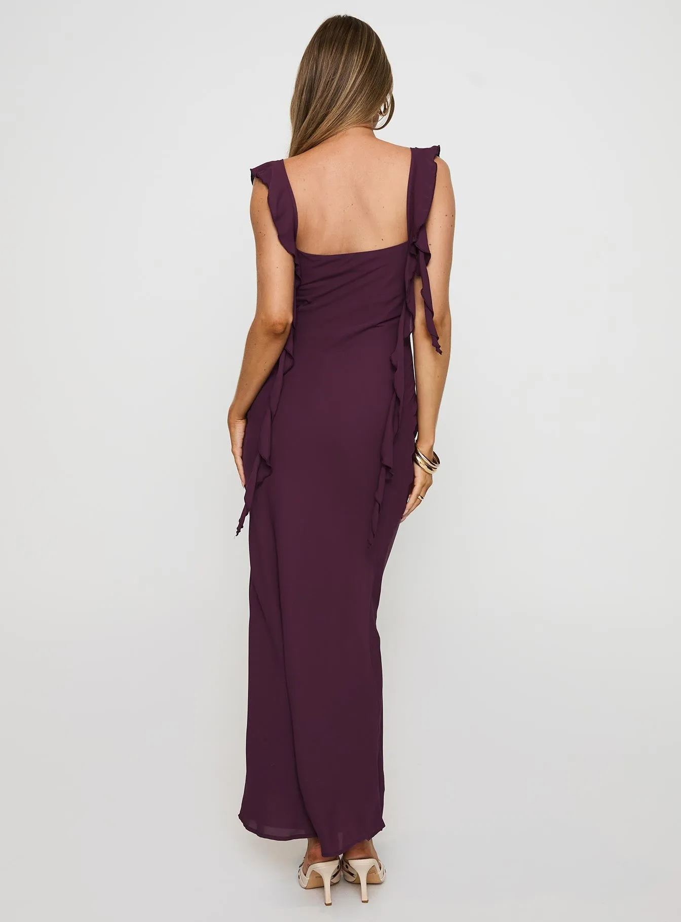 Lanai Maxi Dress Plum Diamond Shine Topaz Glow
