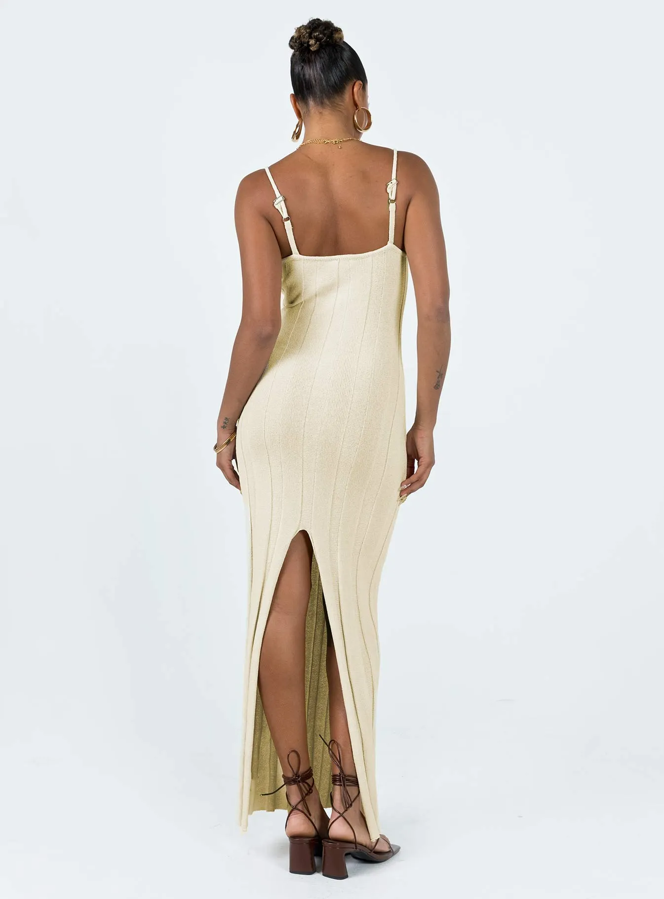 Wakeford Maxi Dress Cream Seaside Path