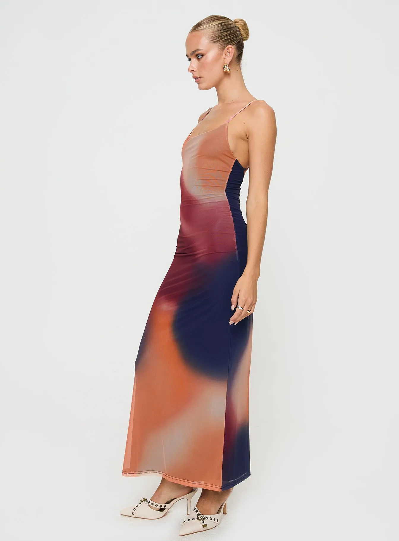 Fantasy Touch Sage Green Amoret Maxi Dress Multi