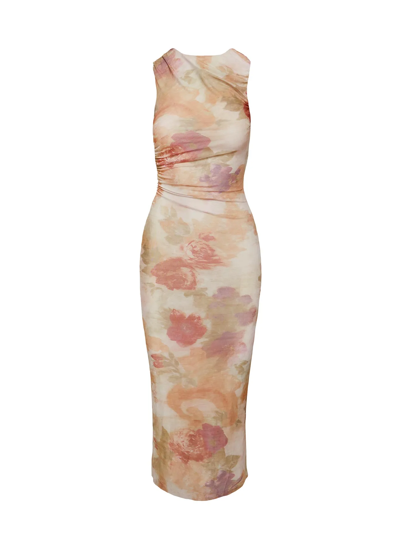 Raminta Maxi Dress Multi Bamboo Glow