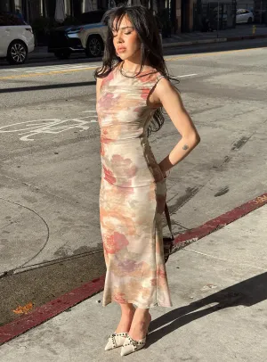 Raminta Maxi Dress Multi Air Glow
