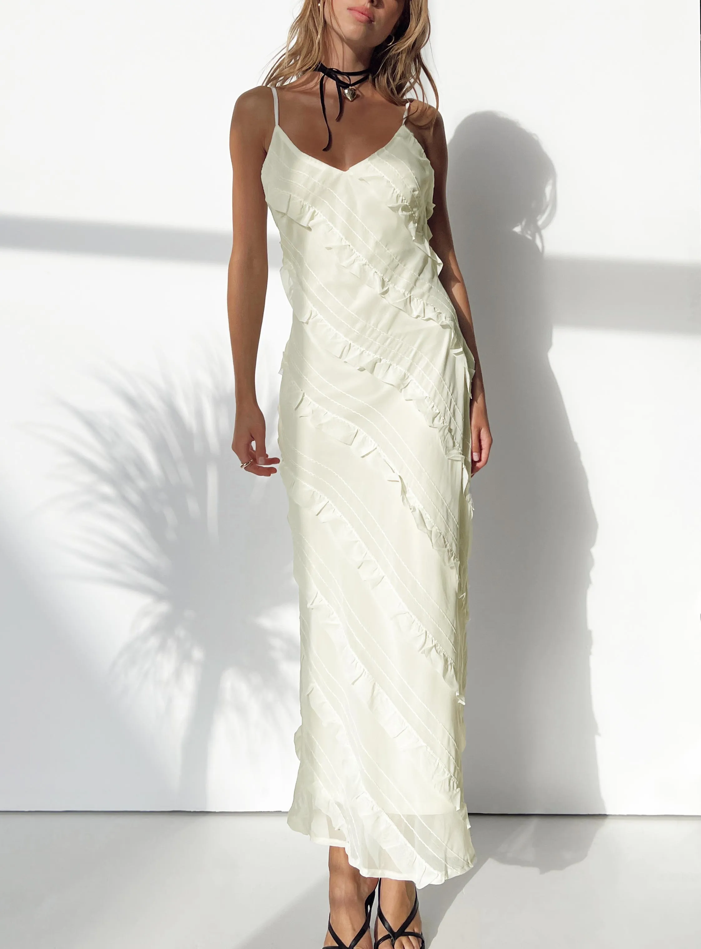 Queen Vibe With its elegant lines this dress offers a sophisticated look that never goes out of fashion Lars Maxi Dress Yellow