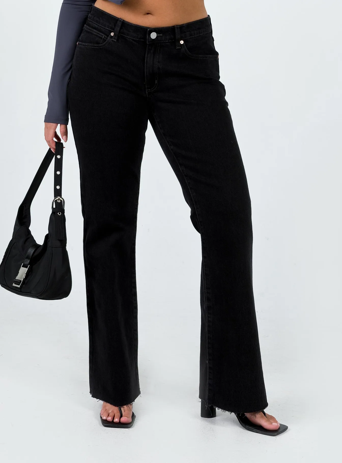 Smart Fit Stylish Choice Abrand 99 Low Boot 90's Jean Black