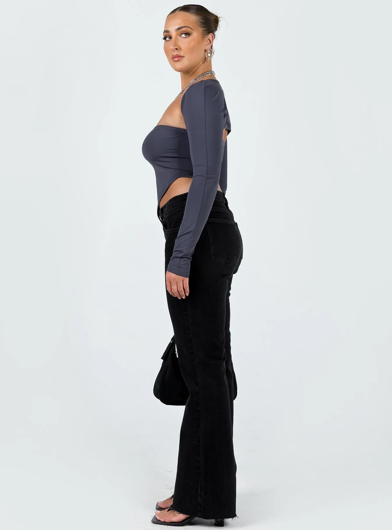 Abrand 99 Low Boot 90's Jean Black Edgy Design