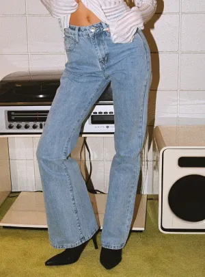Cabarita Lounge Denim Jeans Mid Wash Essential Basics