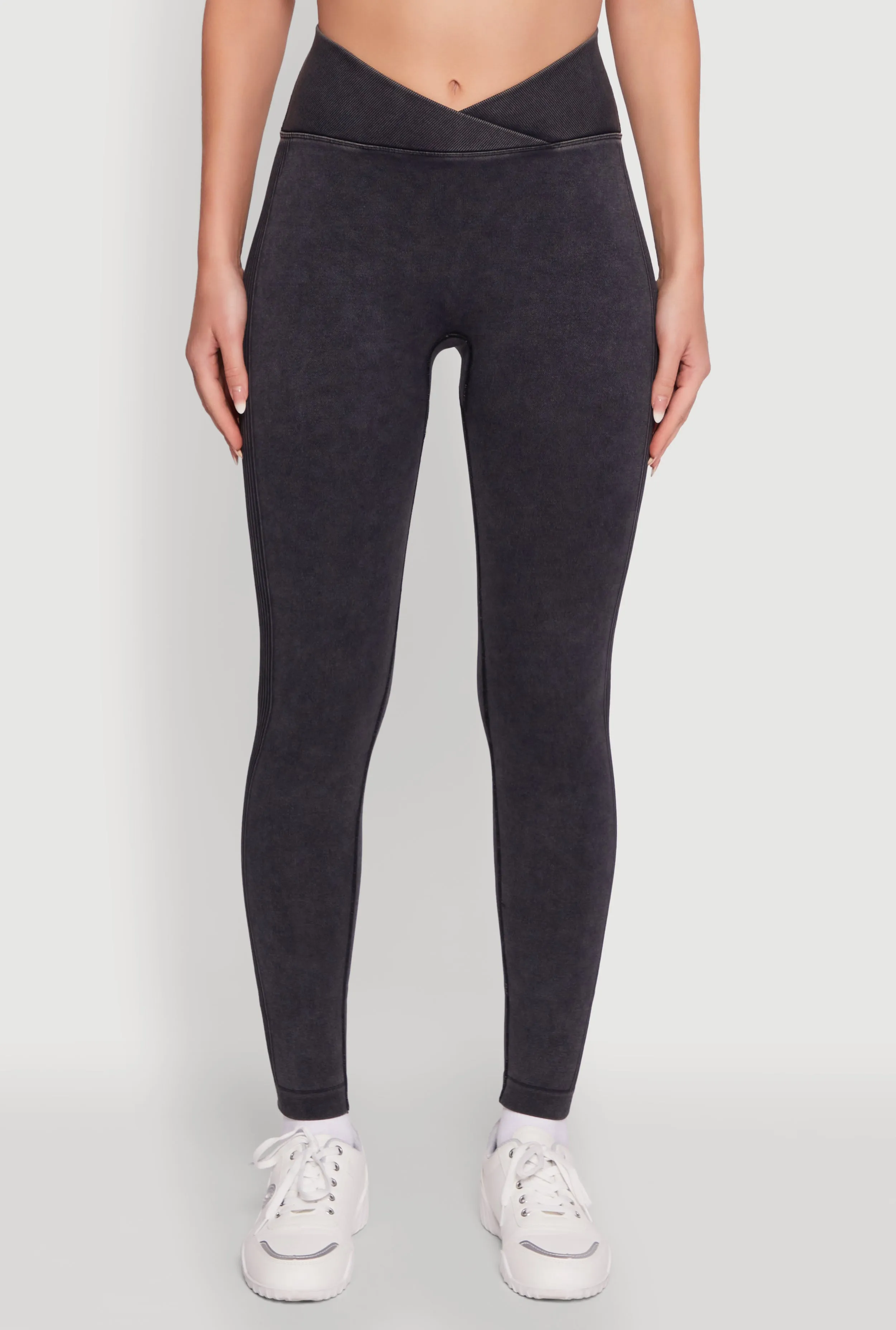 Seamless Mineral Wash Ruched High Waisted Leggings Lightweight Material Pilates Session