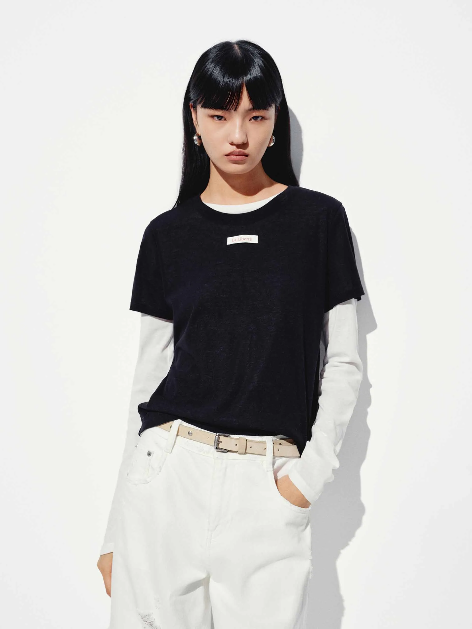 Two Piece Cotton T-shirt Light Outfit