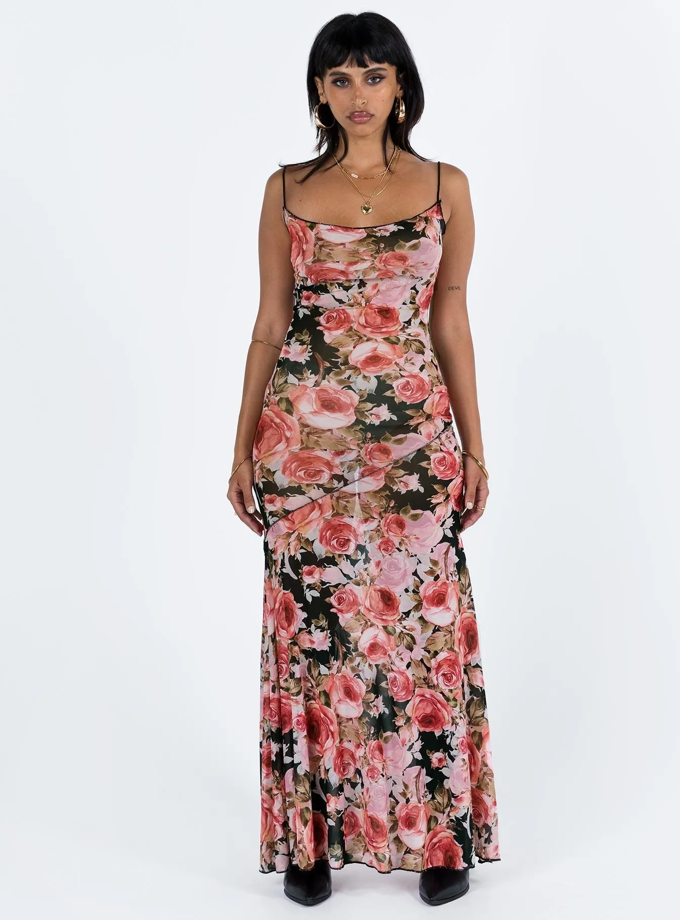 Kelian Maxi Dress Multi Comfortable evening wear Poetic Move