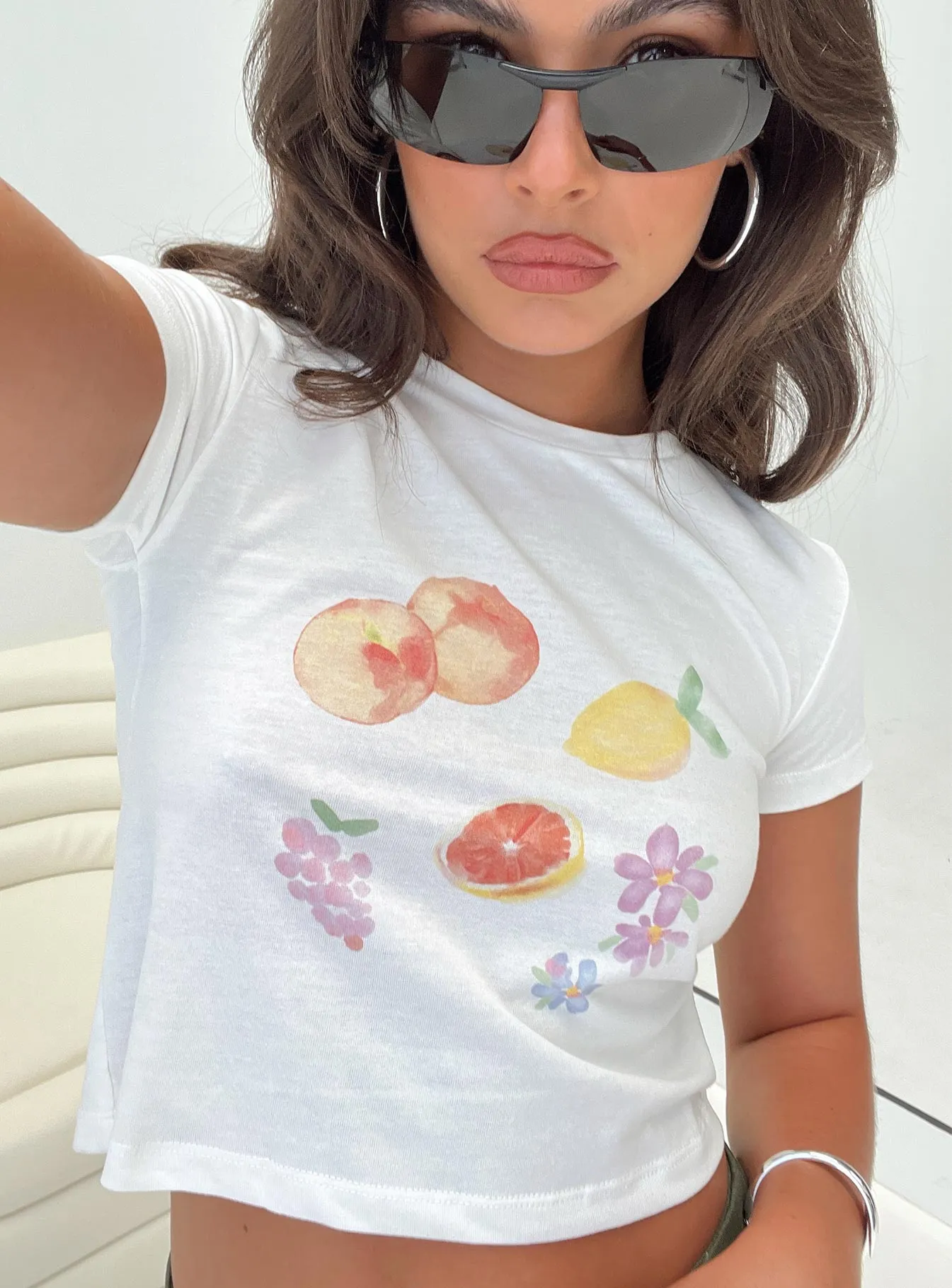 Arri Top White Fashionable Piece