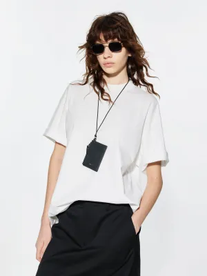 Chilly Style Weekend Fashion Round Neck Midi Length T-shirt