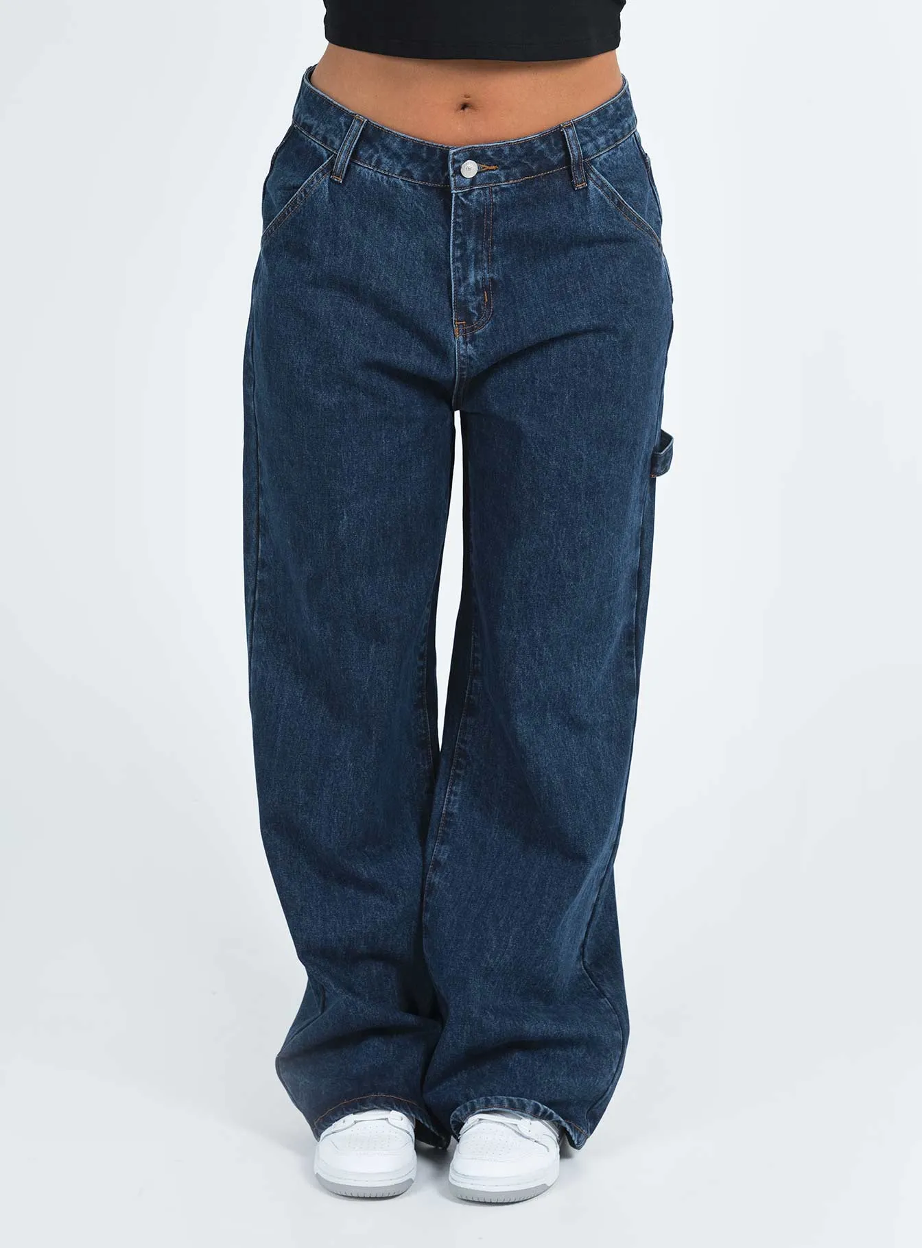 Eco Friendly Lightweight Modern Bold Casual Friday Hambleton Jeans Dark Wash Denim