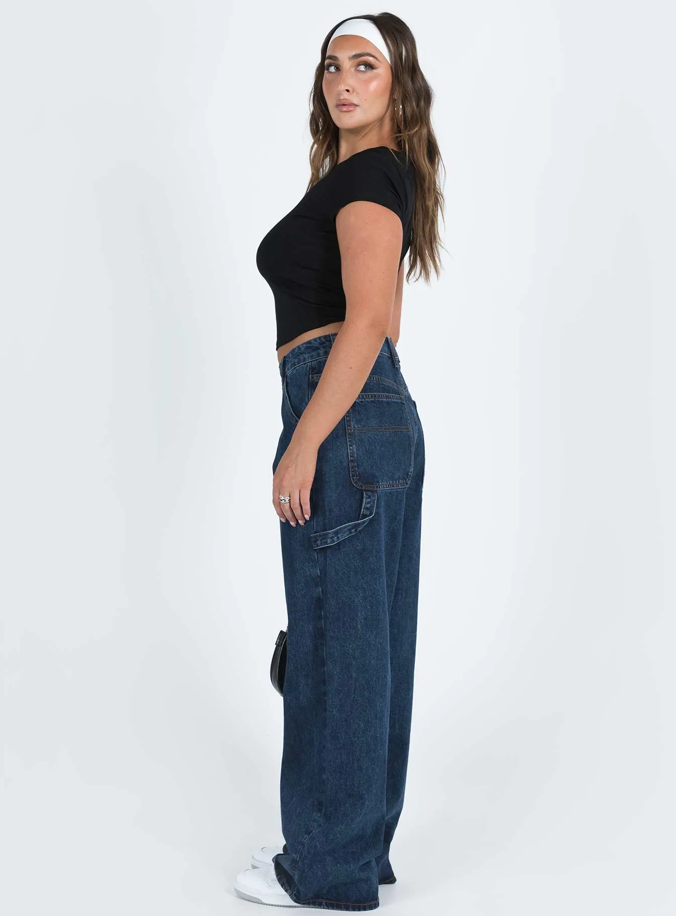 Music Event Smooth Casual Hambleton Jeans Dark Wash Denim