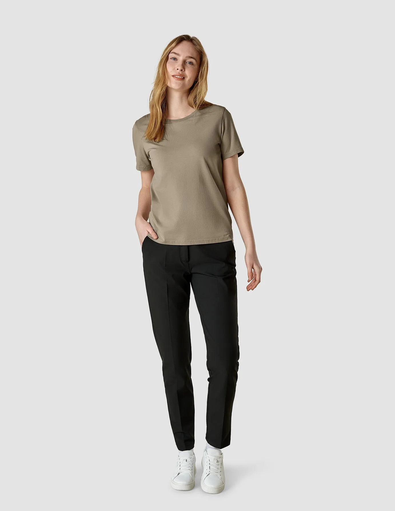 Supima T-shirt Latte Organic Ease