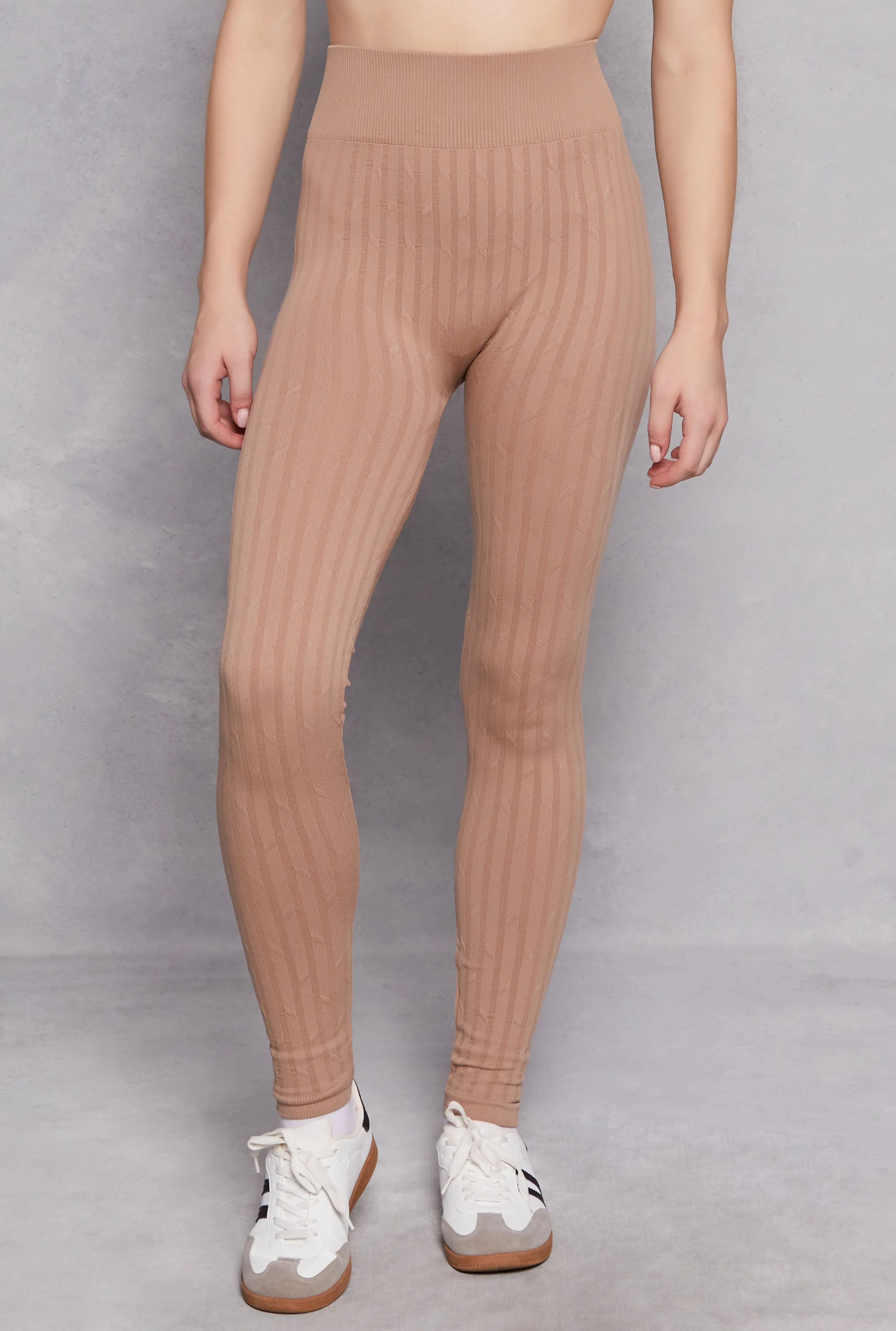 Seamless Shadow Stripe Leggings Cool Season