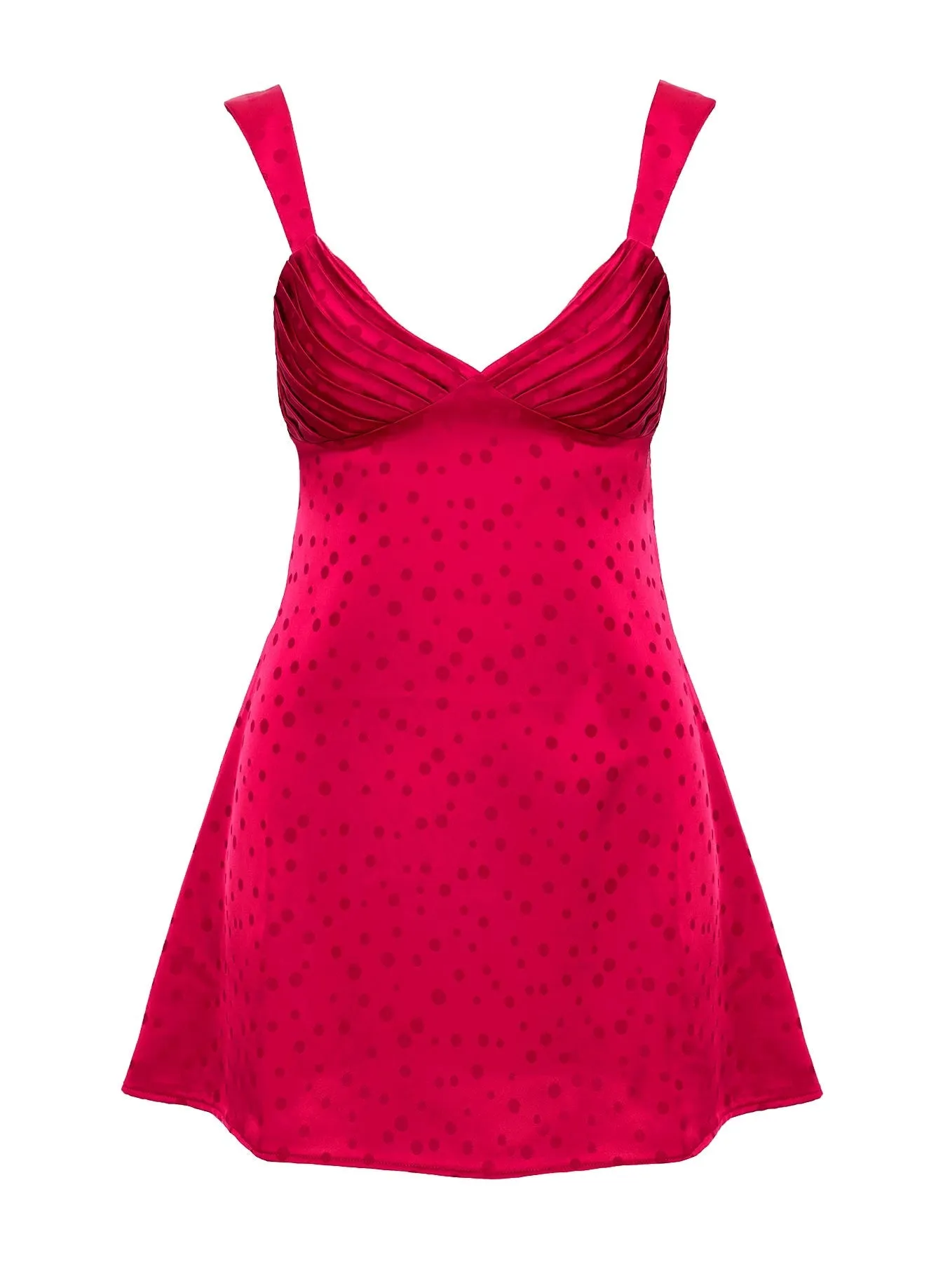 Evadine Mini Dress Red Trend Mode