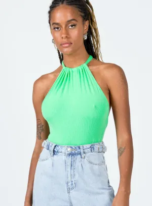 Kaylie Bodysuit Green Casual Traveler