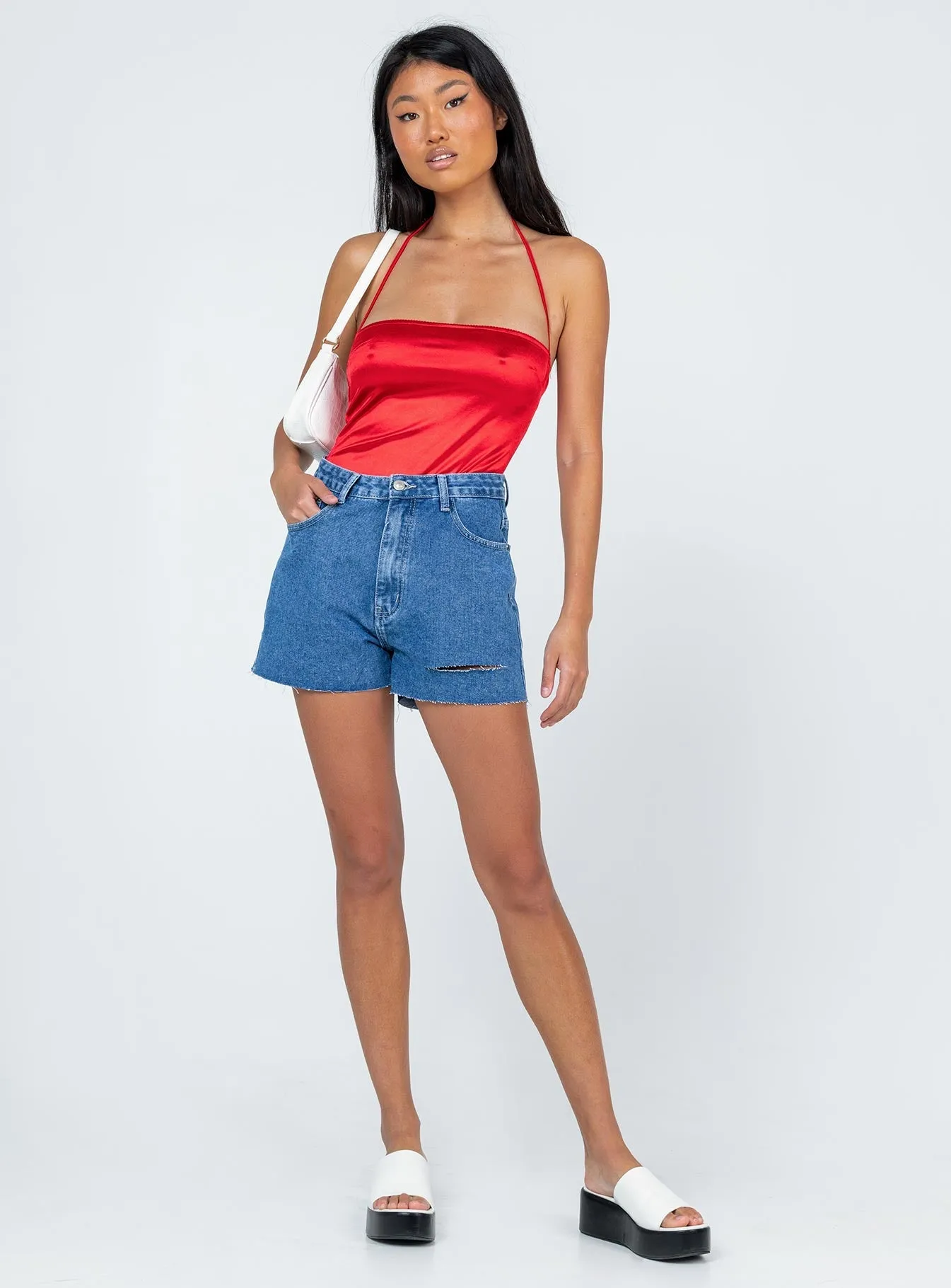 Marcus Bodysuit Red Dance Trendy Flexible Comfy