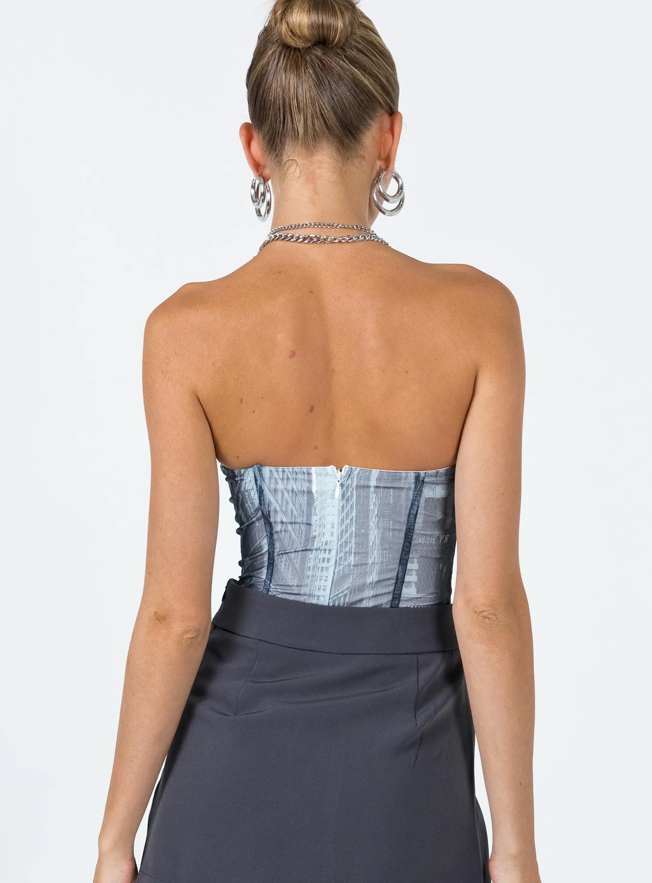Work Urban Premium Home New York Corset Bodysuit Multi