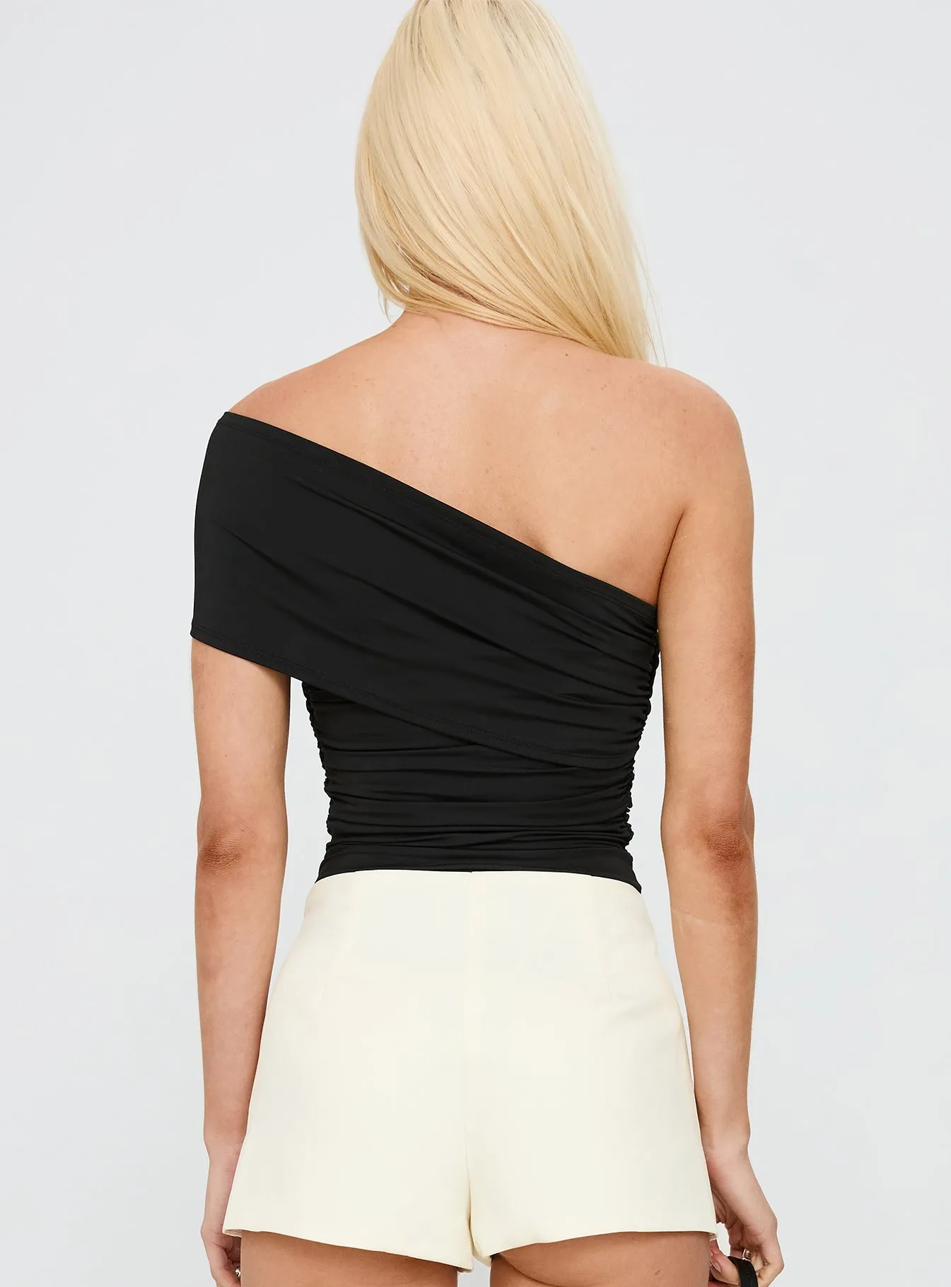 Training Teen The Real Thing One Shoulder Bodysuit Black