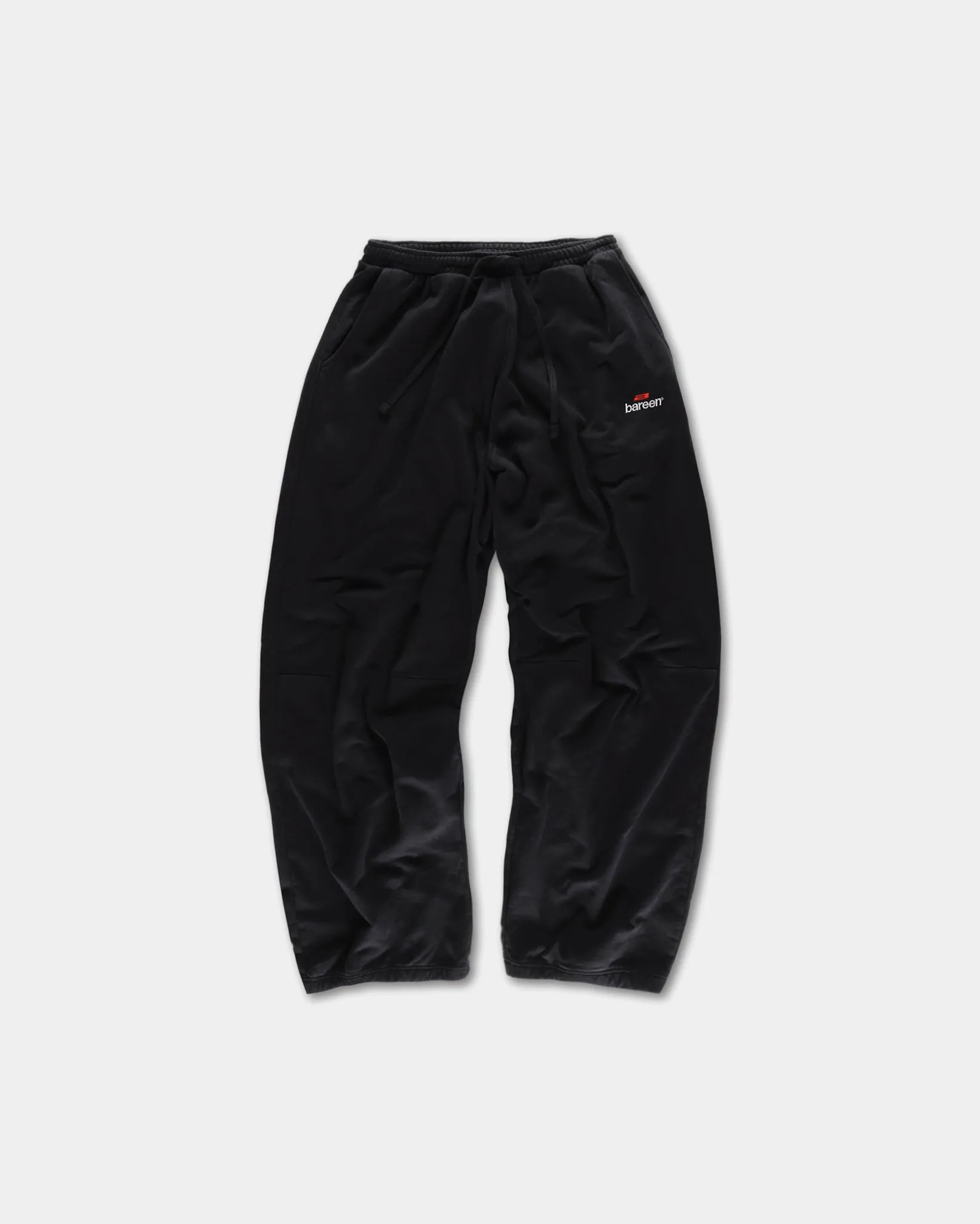 Eco Friendly Fabric Zero Irritation Tags Straight Leg Sweatpants, Women - Logo 3.0 - Black Smooth Fit