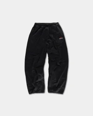 Eco Friendly Fabric Zero Irritation Tags Straight Leg Sweatpants, Women - Logo 3.0 - Black Smooth Fit