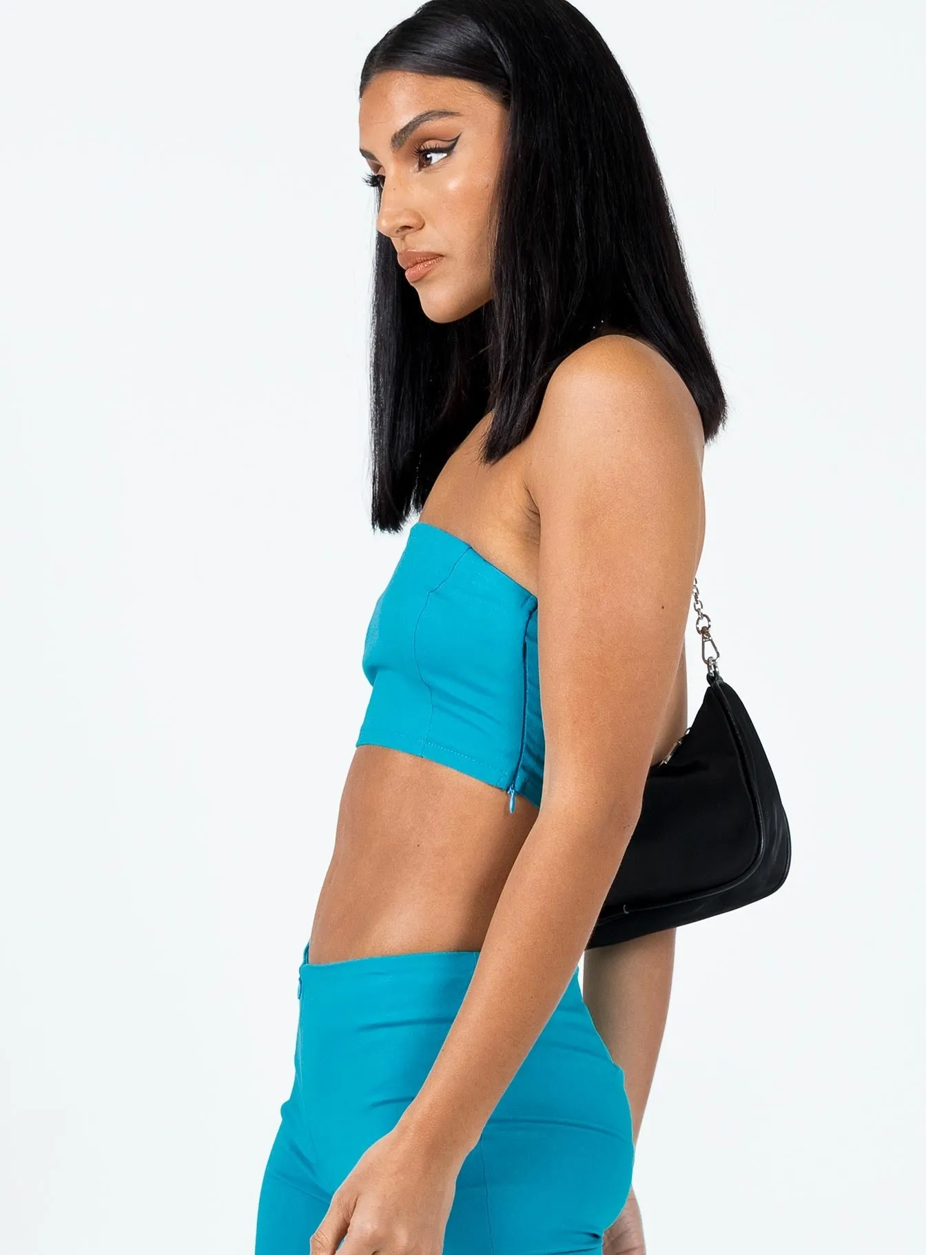Motel Danela Top Tailoring Azure Blue UV Protective Layer