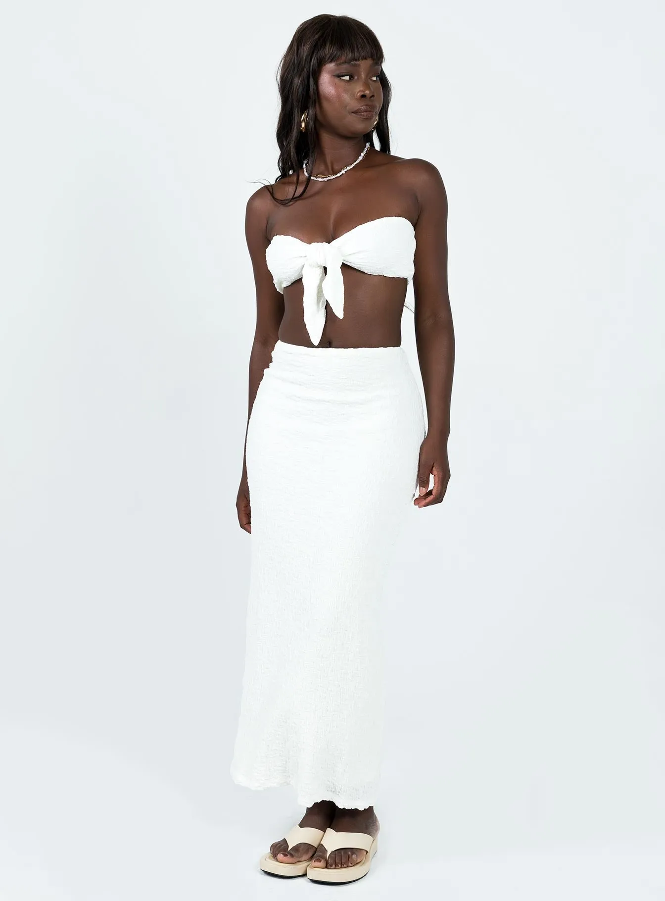 Matilda Maxi Set White Classic Polo