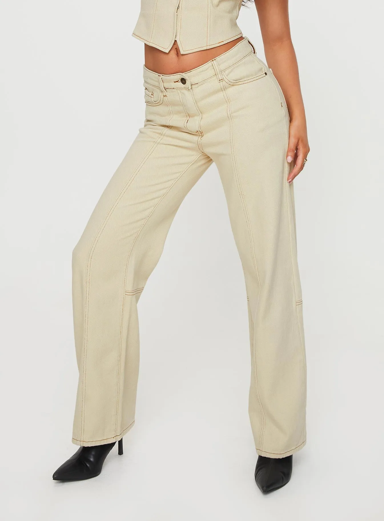Dawson Jeans Ecru Balanced Fit Chill Vibe