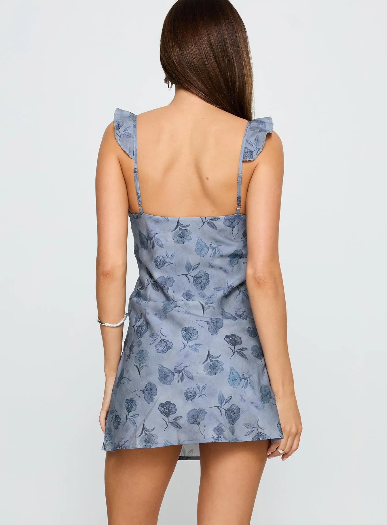 Reversible Style Age Of Innocence Mini Dress Blue Multi