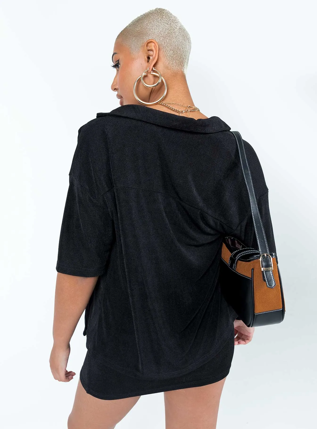 Simple Style Urban Style Wear Misha Set Black