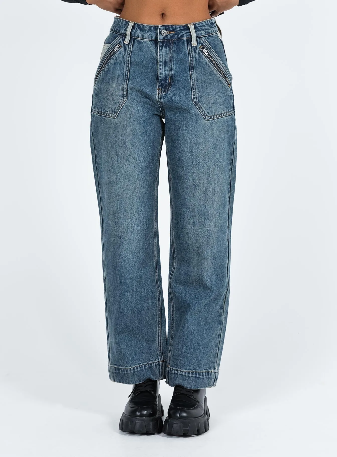 Nataly Jeans Dark Wash Denim Weekend Warrior Smooth