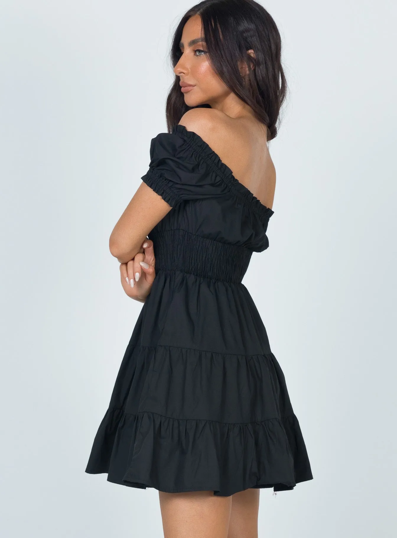 Fun Beat Self Spice Daniela Mini Dress Black
