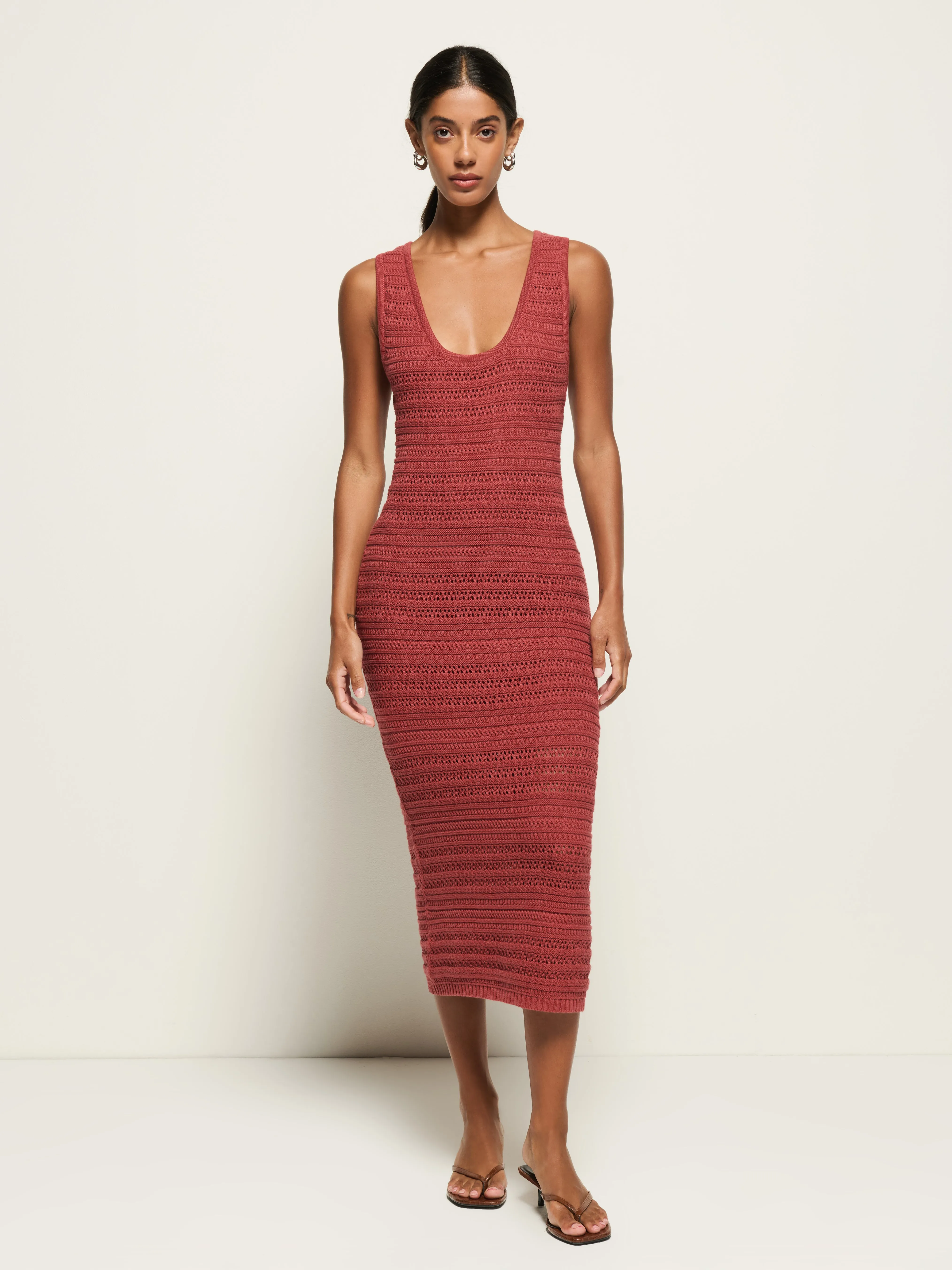 Glam Lady Haze Light Carrer Sweater Midi