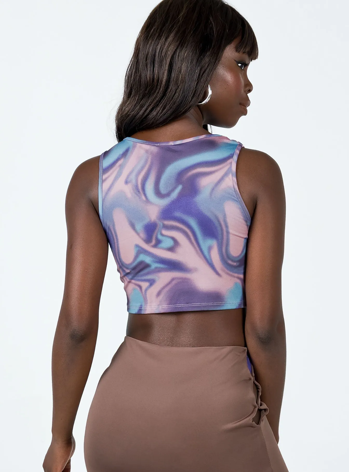 Adalyn Bodysuit Brown Multi Premium Stylish