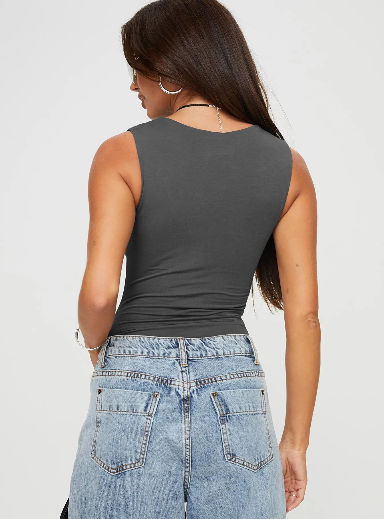 Retro Hot Active Luxury Josefine Bodysuit Grey