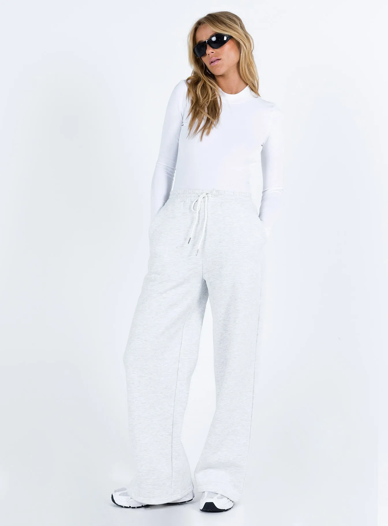 Messia Long Sleeve Bodysuit White Relax Daily