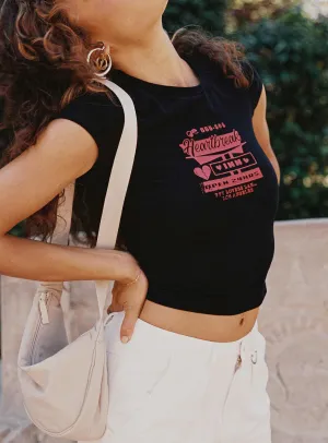City Look Heartbreak Tee Black