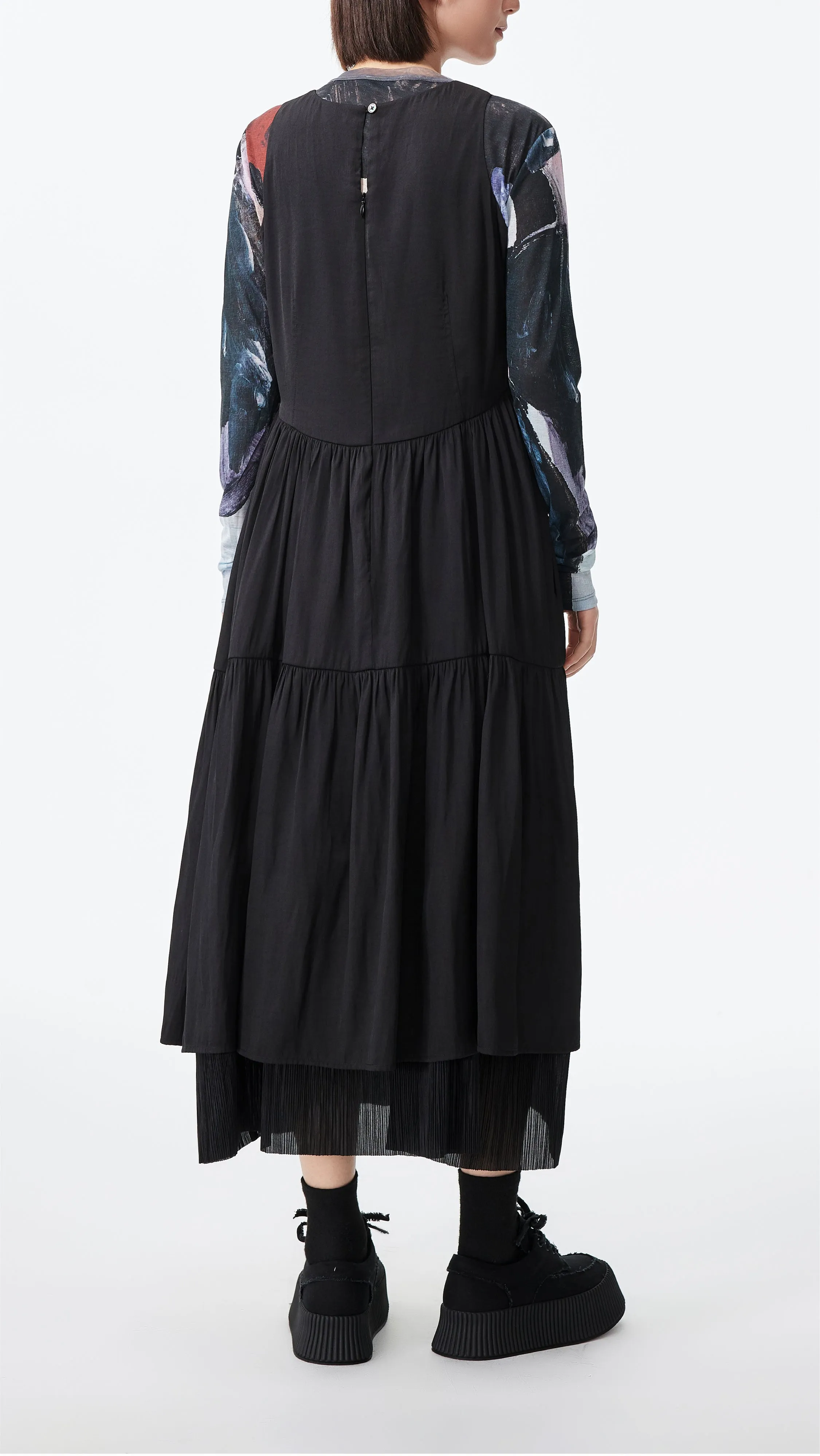 Village Charm Tiered Midi Dress