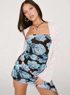 Donelli Mini Dress Blue Floral City Light