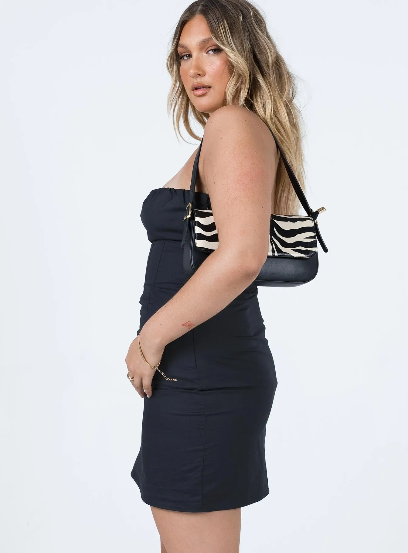 Ivy Corset Mini Dress Black Fun casual mini
