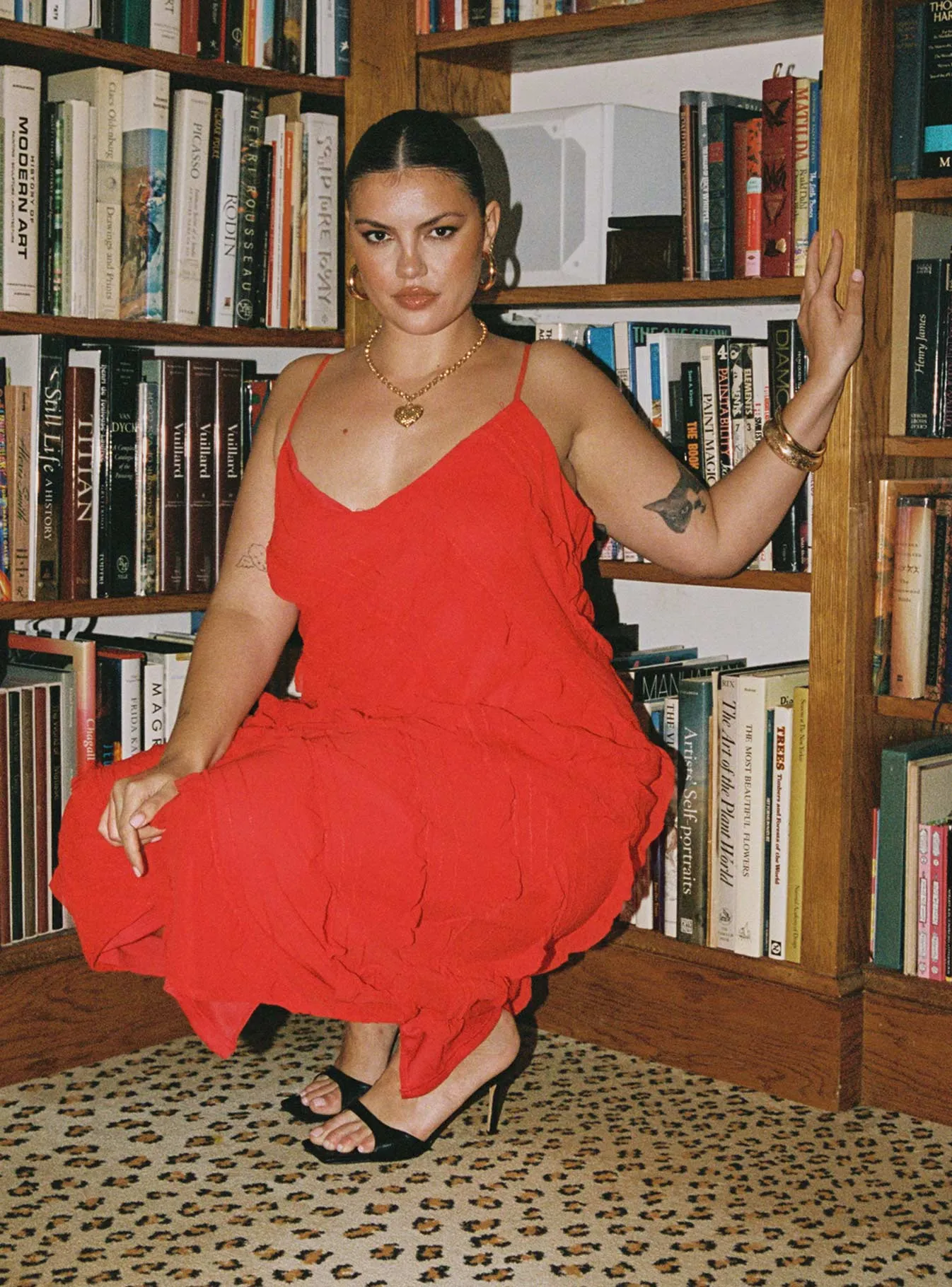 The flattering silhouette of this dress enhances your figure without compromising comfort Lars Maxi Dress Red Curve