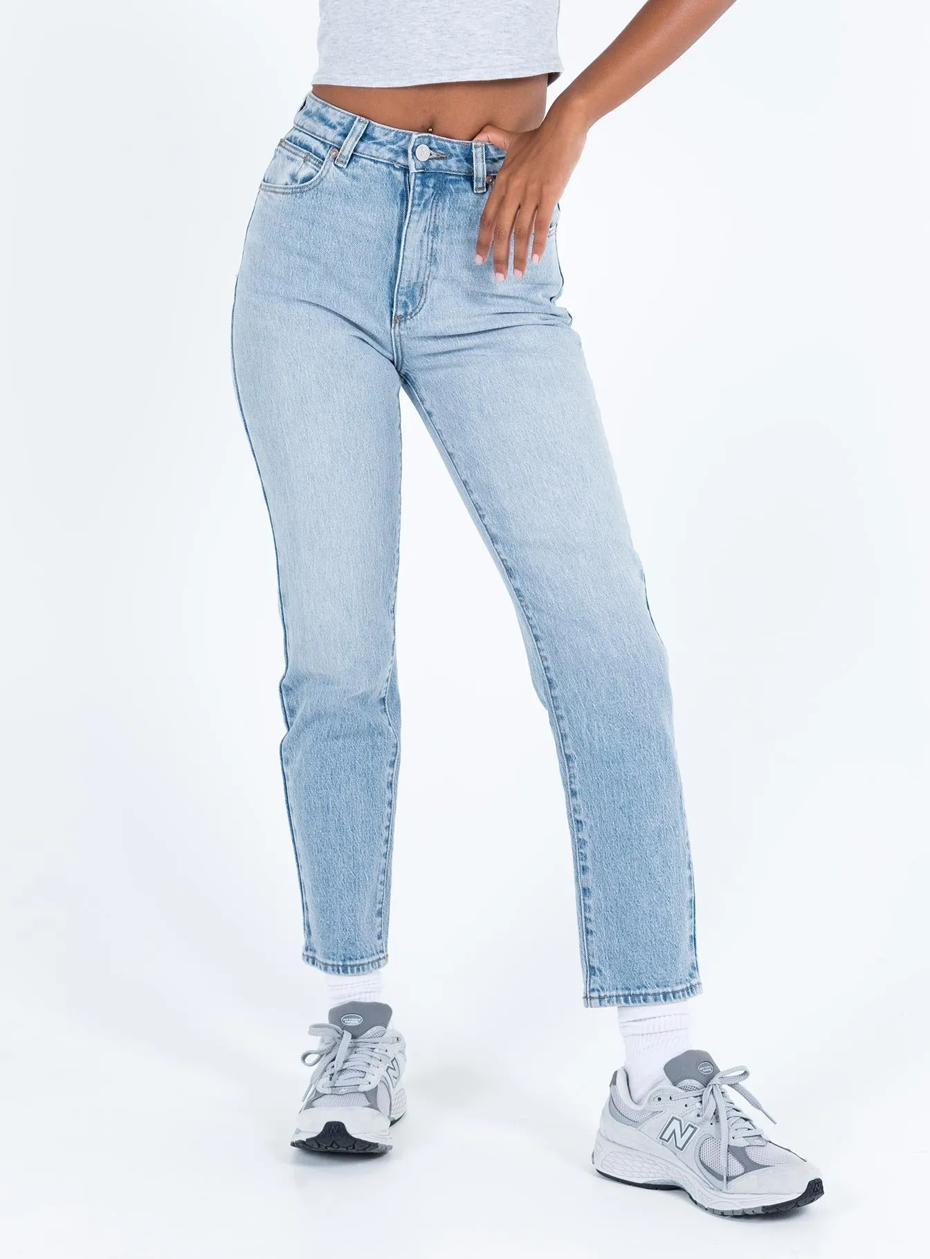 Breathable Minimalist Abrand 94 High Slim Harper Organic Jeans
