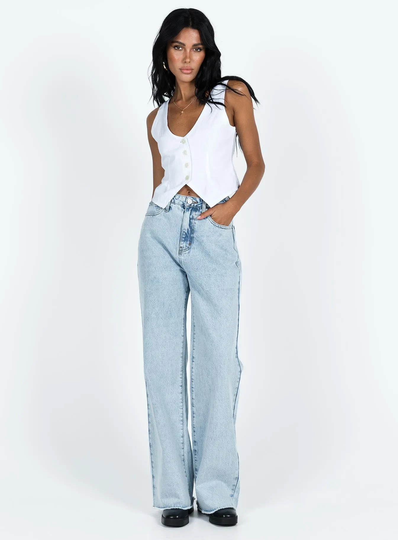 Daytime Look Carey Denim Jeans Light Wash