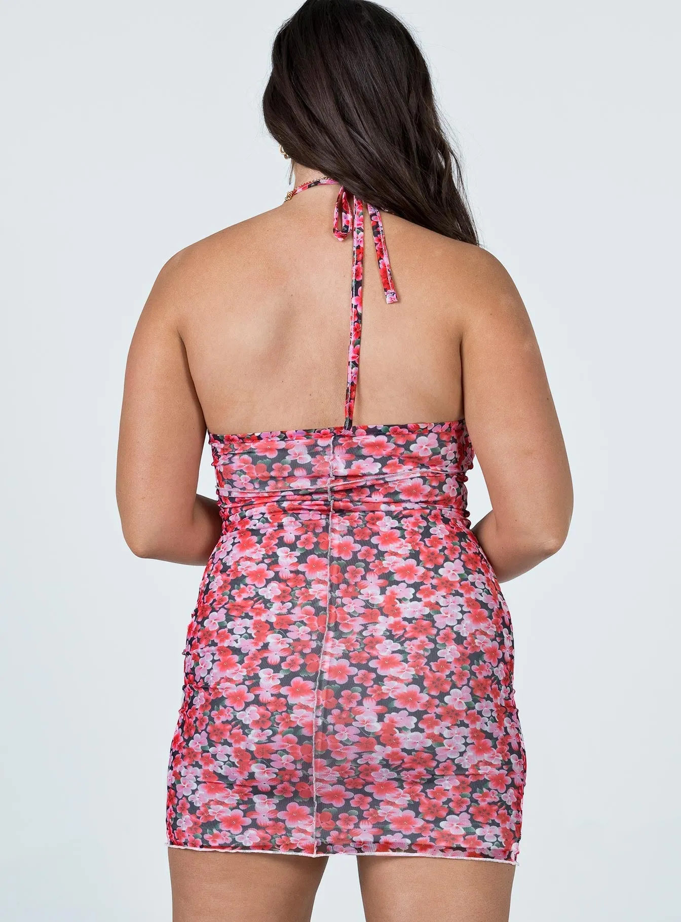 Party Fresh Pop Soft Jay Jay Mini Dress Pink Floral