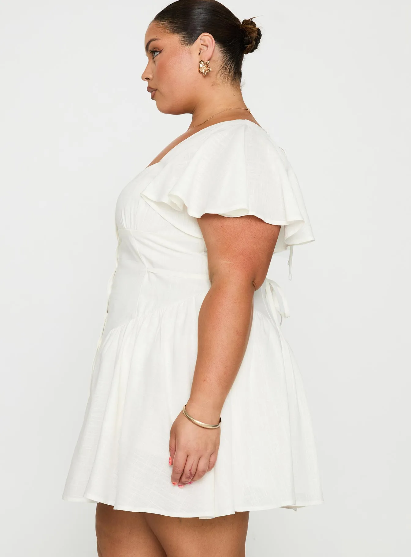 Hot Season Street Icon Forever More Mini Dress White Curve