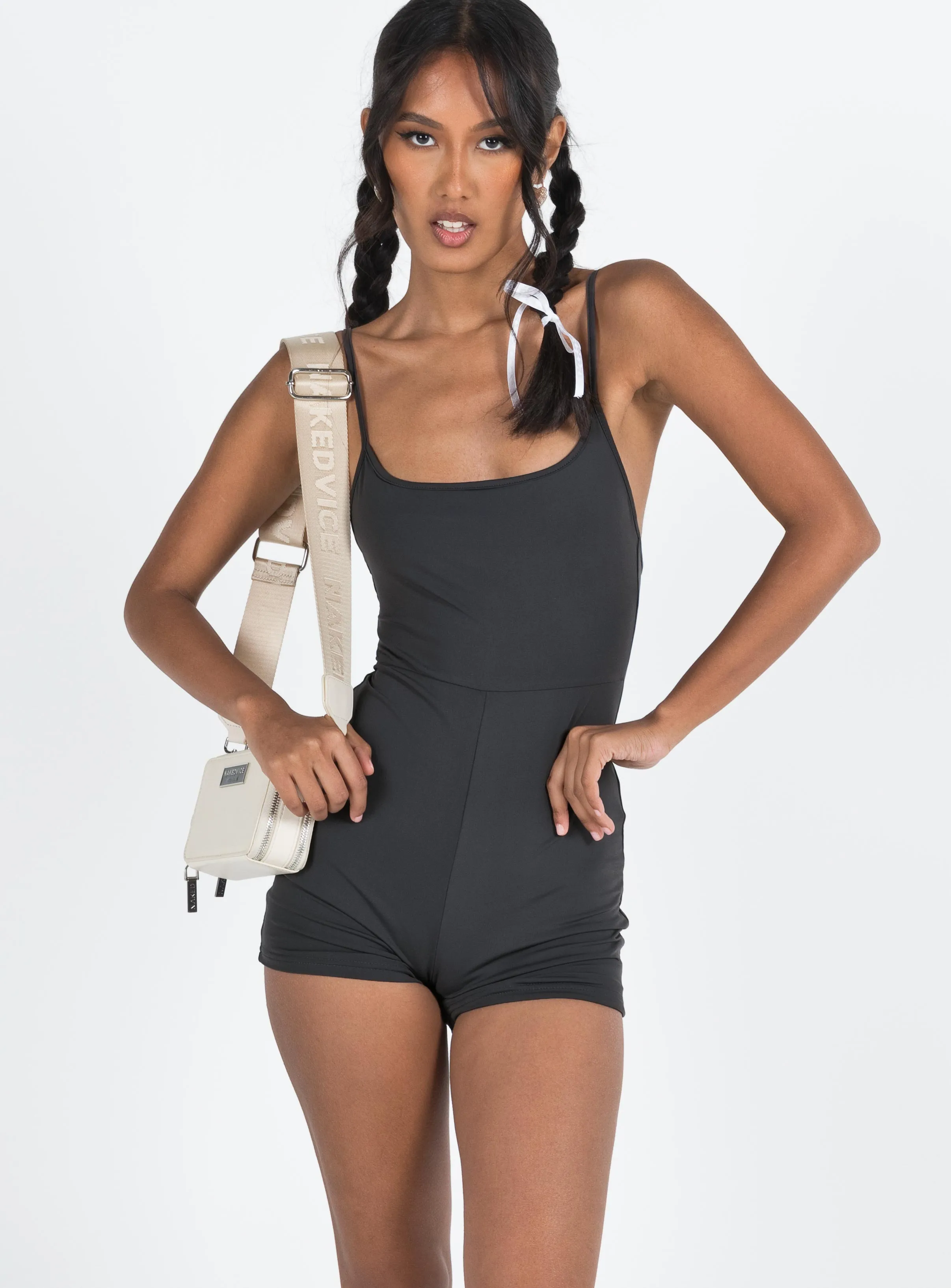 Quick drying material Fade Resistant Finish Janea Playsuit Slate
