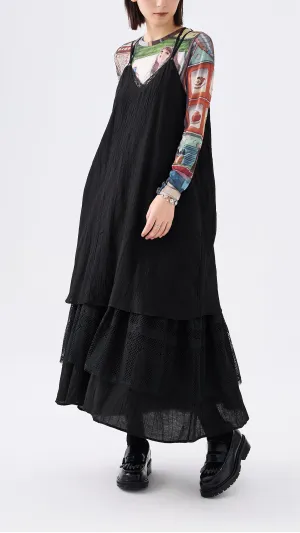 Dress with Lace Detail PressureRelief Seams WindproofInterior